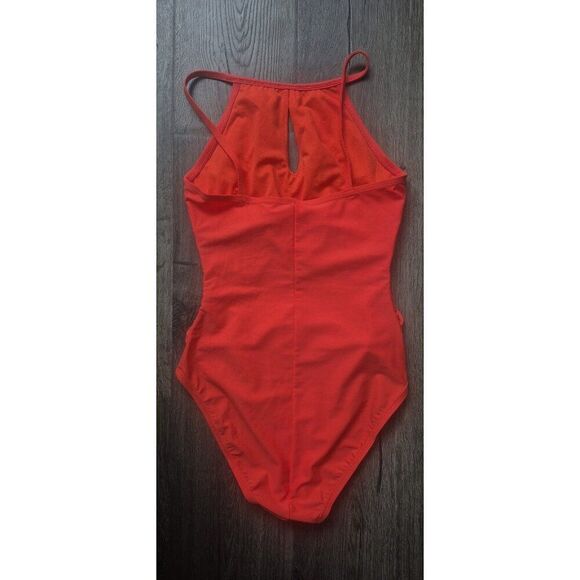 NWOT Ellen Tracy Slimming Ruched One-piece Women's Size 10 Bathingsuit Swimsuit - Picture 2 of 4